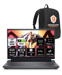 Dell G15 5530 G55302401005U Harici GeForce RTX 3050 Intel Core i7 13650HX 16 GB Ram 2 TB SSD 15.6 inç Full HD Windows 11 Home Oyuncu Laptop + PER4 Çanta