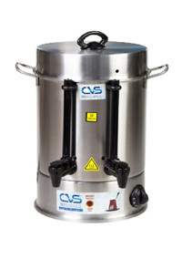 Cvs DN91107 1500 W 16 lt Su Kapasiteli Çelik Tek Demlikli Çift Musluklu Çelik Elektrikli Semaver İnox