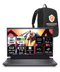 Dell G15 5530 G55302401005U Harici GeForce RTX 3050 Intel Core i7 13650HX 96 GB Ram 2 TB SSD 15.6 inç Full HD Windows 11 Pro Oyuncu Laptop + PER4 Çanta