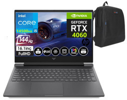 HP Victus 16 R1056NT VCS9J258EA18 Harici GeForce RTX 4060 Intel Core i5 14500HX 64 GB DDR5 Ram 2 TB SSD 16.1 inç Full HD Windows 11 Home Oyuncu Laptop + WeblegelsinÇanta