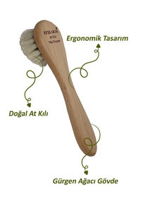 Ayşe Arga Yüz İçin Saplı At Kılı Fırçası