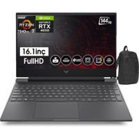 HP Victus Z7Z587EAW17 Harici GeForce RTX 4050 AMD Ryzen 7 7840HS 96 GB DDR5 Ram 1 TB SSD 16.1 inç Full HD Windows 11 Home Oyuncu Laptop + Zetta Çanta