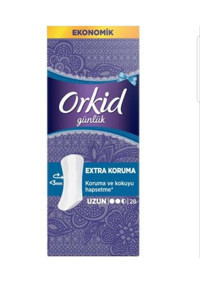 Orkid Ekonomik Organik 28'li Uzun Günlük Ped