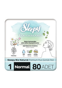 Sleepy Bio Natural Organik 80'li Normal Günlük Ped