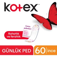 Kotex Lightdays Organik 60'lı Normal Günlük Ped