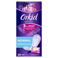 Orkid 3'Lü Rahatlık Sistemi Organik 20'li Normal Günlük Ped