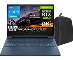 HP Victus 16 R1001NT VCS9J205EAW25 Harici GeForce RTX 4060 Intel Core i7 14700HX 64 GB DDR5 Ram 512 GB SSD 16.1 inç Full HD Windows 11 Pro Oyuncu Laptop + WeblegelsinÇanta