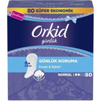 Orkid Esnek Ve Rahat Organik 80'li Normal Günlük Ped