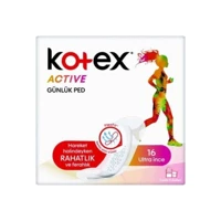 Kotex Active Ultra Organik 5 Adet 16'lı Normal Günlük Ped