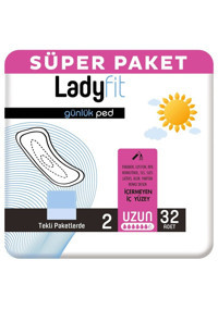Ladyfit Organik 32'li Uzun Günlük Ped