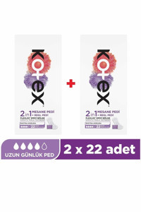 Kotex 2 In 1 Organik 2 Adet 22'li Normal Günlük Ped