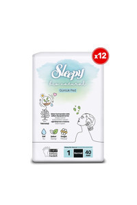 Sleepy Bio Natural Organik 12 Adet 40'lı Normal Günlük Ped