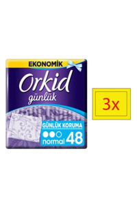 Orkid Trio Organik 3 Adet 48'li Normal Günlük Ped