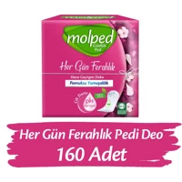 Molped Her Gün Ferahlık Organik 160'lı Normal Günlük Ped