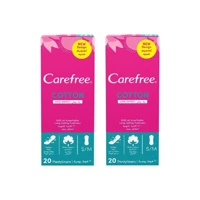 Carefree Cotton Unscented Organik 2 Adet 20'li Normal Günlük Ped