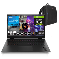 HP Omen 17 CK2015NT 8892R1EA44 Harici GeForce RTX 4080 Intel Core i9 13900HX 64 GB DDR5 Ram 4 TB SSD 17.3 inç QHD Windows 11 Pro Oyuncu Laptop + Çanta