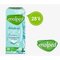 Molped Antibakteriyel Organik 28'li Normal Günlük Ped