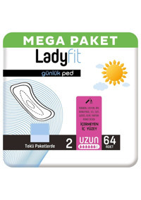 Ladyfit Organik 64'lü Uzun Günlük Ped