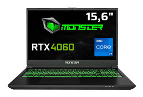 Monster TULPAR T5 V23.4 Harici GeForce RTX 4060 Intel Core i7 12700H 16 GB Ram 500 GB SSD 15.6 inç Full HD FreeDos Oyuncu Laptop