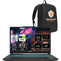 MSI Cyborg 15 A13VF893XTRP317 Harici GeForce RTX 4060 Intel Core i7 13620H 32 GB Ram 512 GB SSD 15.6 inç Full HD FreeDos Oyuncu Laptop + PER4 Çanta