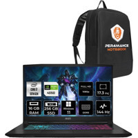 MSI Katana 17 B13VEK1036XTRP346 Harici GeForce RTX 4050 Intel Core i7 13620H 16 GB Ram 256 GB SSD 17.3 inç Full HD Windows 11 Home Oyuncu Laptop + PER4 Çanta