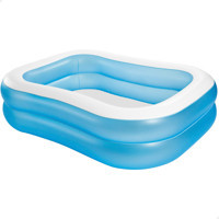Intex 57180NP Gölgelikli 48 x 203 cm Dikdörtgen Şişme Havuz Mavi
