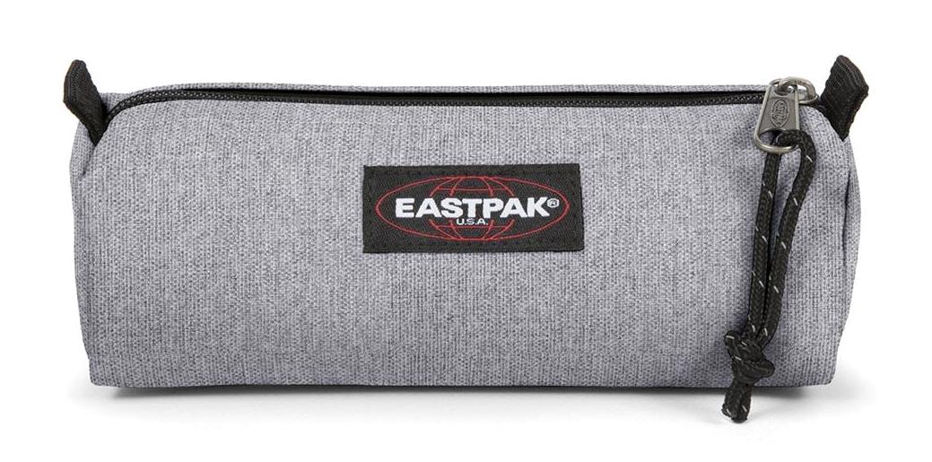 Eastpak Benchmark Single EK0003723631 Antrasit Düz Bez Tek Gözlü Üçgen Cüzdan Kalemlik