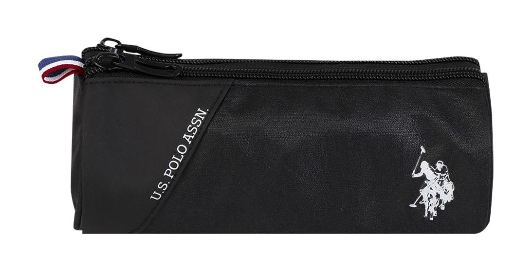 U.S. Polo Assn. PLKLK24112 Siyah Düz Bez Tek Gözlü Silindir Cüzdan Kalemlik