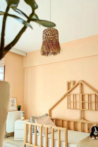 Maison Avf Eva Tekli Beyaz Sarkıt Modern Kumaş Salon-Oturma Odası Avize