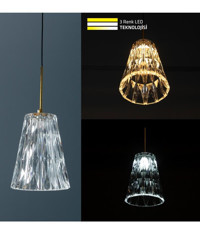 Global Ksl1903 Tekli Bej Metal Modern Lazer Kesim Salon-Oturma Odası Avize