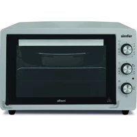 Simfer 3426 34 lt Izgaralı Klasik Fanlı Mini Fırın Inox