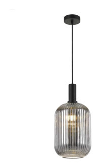 Dede 5'li Mavi Şapkalı Modern Metal Salon-Oturma Odası Avize