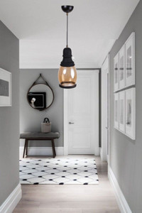 Trendylight Tekli Kahverengi Ahşap Rustik Ahşap Salon-Oturma Odası Avize