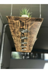 Gmaydinlatma 4'lü Beyaz Ledli Modern Plastik Salon-Oturma Odası Avize