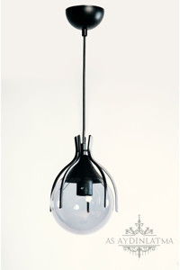 Talia Home Tlav-295 Tekli Beyaz Sarkıt Modern Kumaş Bebek-Çocuk Odası Avize