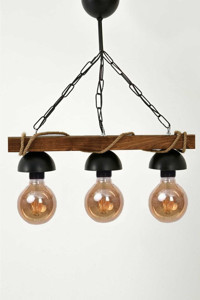 Luna Lighting 887907 Tekli Bej Ledli Modern Metal Salon-Oturma Odası Avize