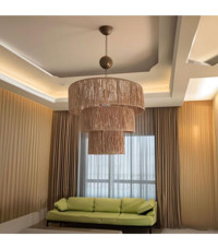 Vonalight Tekli Beyaz Ledli Modern Alüminyum Salon-Oturma Odası Avize