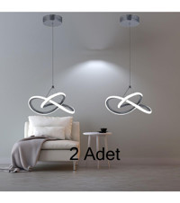 Sanctum Dolunay 4'lü Altın Sarkıt Modern Alüminyum Salon-Oturma Odası Avize