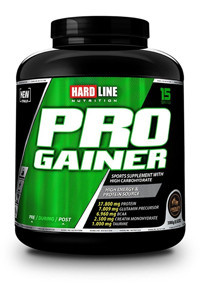 Hardline Nutrition Progainer Çikolata Aromalı 15 Servis Kas Yapıcı Gainer 3000 gr Toz