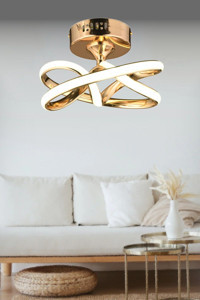 Tt Aydınlatma Tt005Tpl-By Tekli Beyaz Ledli Modern Alüminyum Salon-Oturma Odası Avize