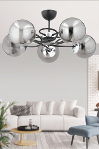 Eslight Eh33 3'lü Beyaz Plastik Modern Plastik Salon-Oturma Odası Avize