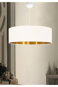 Hazzal Home Tekli Sarı Sarkıt Modern Hasır Salon-Oturma Odası Avize