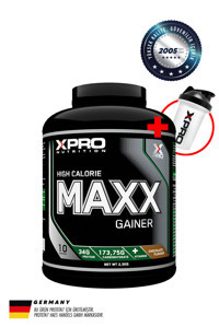 Xpro Nutrition Çikolata Aromalı 10 Servis Kilo Aldırıcı Gainer 2500 gr Toz + Shaker