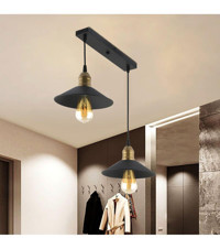 Apliqa Goldie 3'lü Beyaz Metal Modern Cam Salon-Oturma Odası Avize