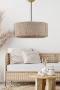 Esslight Helen 2'li Siyah Metal Modern Metal Salon-Oturma Odası Avize