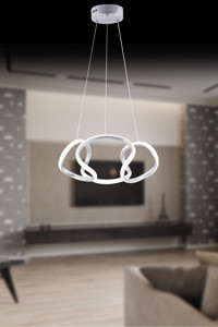 Taşcan Aydınlatma 2'li Sarı Küre Modern Metal Salon-Oturma Odası Avize