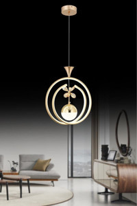 Hmydesign Aledrez Tekli Siyah Silindir Modern Kumaş Salon-Oturma Odası Avize