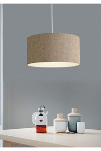 Hegza Lighting Hexagon Tekli Beyaz Metal Modern Alüminyum Mutfak Avize