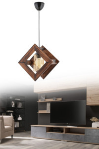 Bby Home & Desıgn Bellicia Tekli Gri Sarkıt Modern Kumaş Salon-Oturma Odası Avize