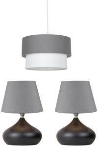 Esslight Elif 3'lü Altın Sarkıt Modern Metal Salon-Oturma Odası Avize